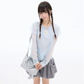 MOMSAYCAN Striped Splicing Long-sleeved Set