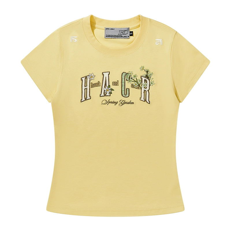 HACR Guava Small Fragrant Sticker Embroidery Tee