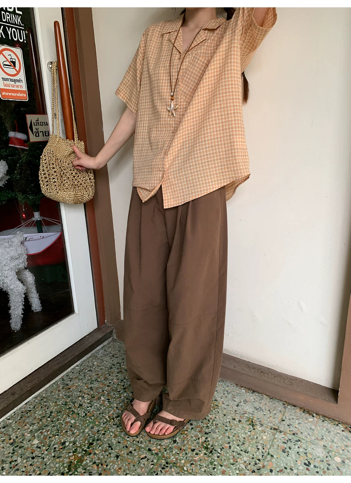 KANO Elastic Waist Slacks