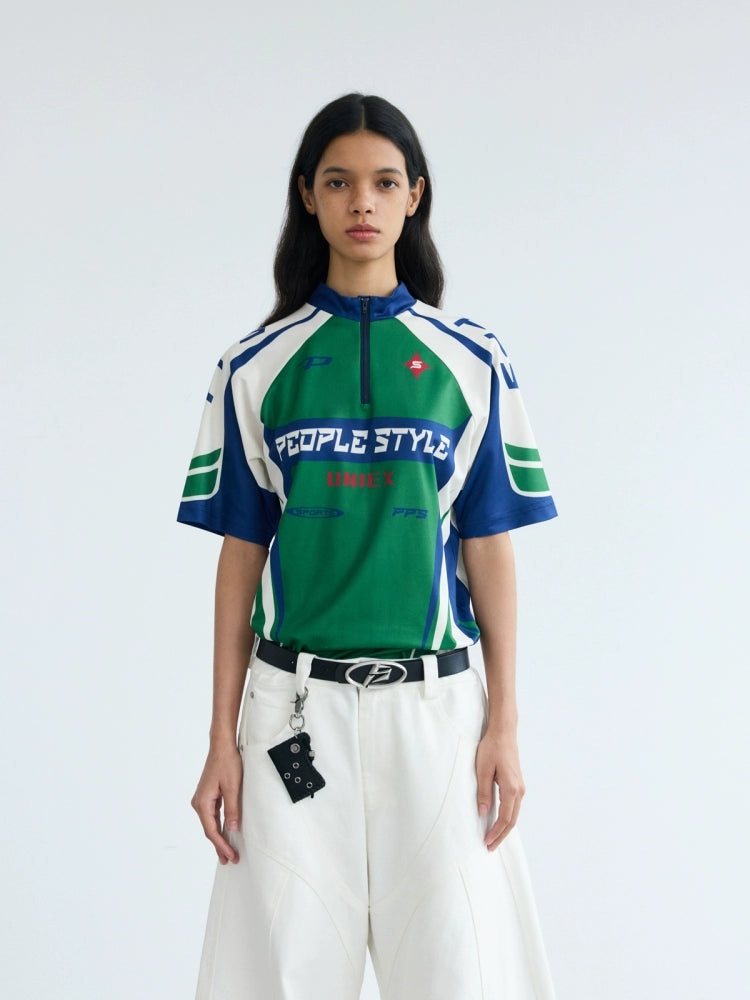 PEOPLESTYLE Cycling Suit Element Contrasting Color Tee
