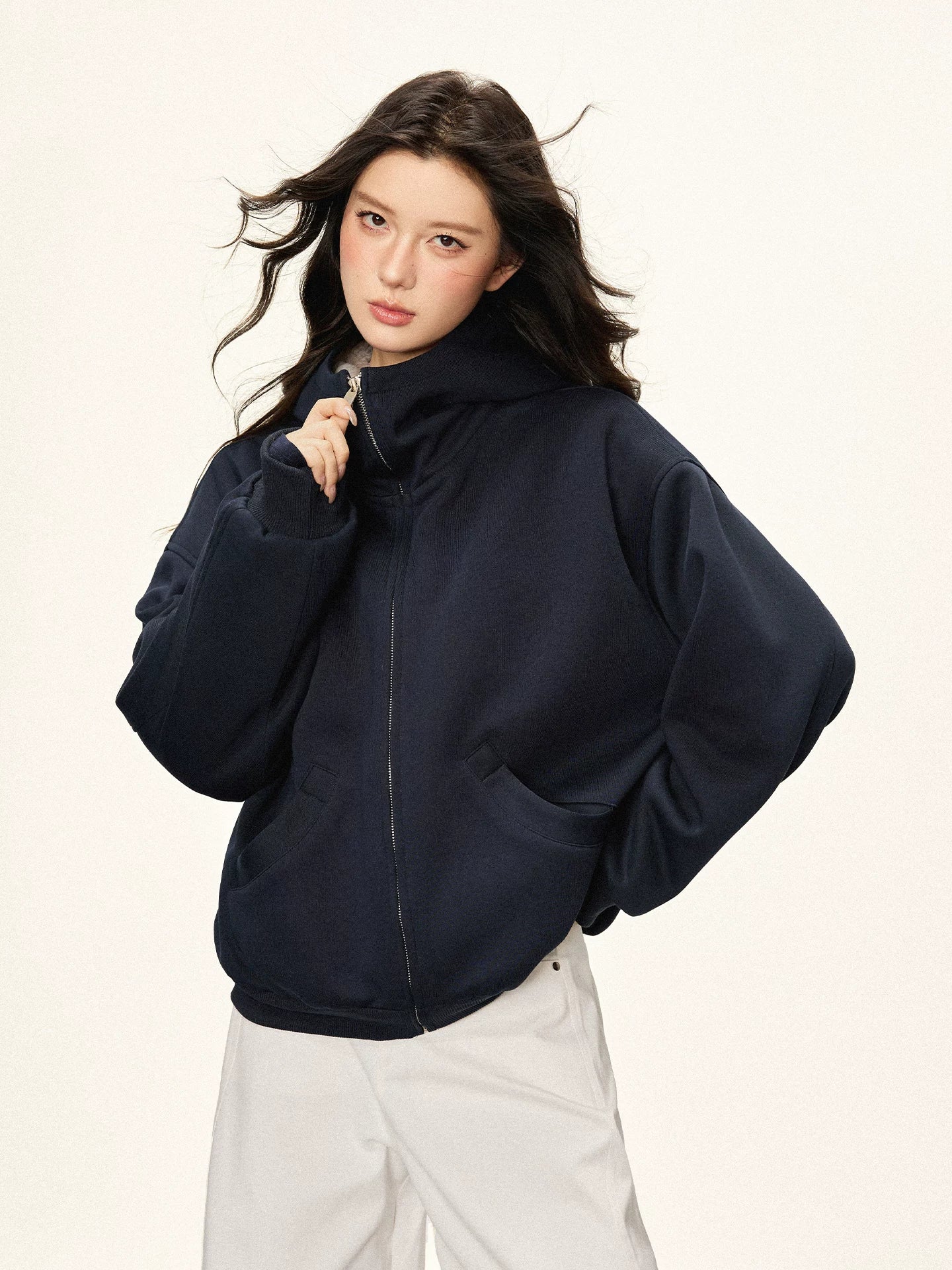 Cherry Melody Retro Premium Sense Loose Versatile Velvet Jacket