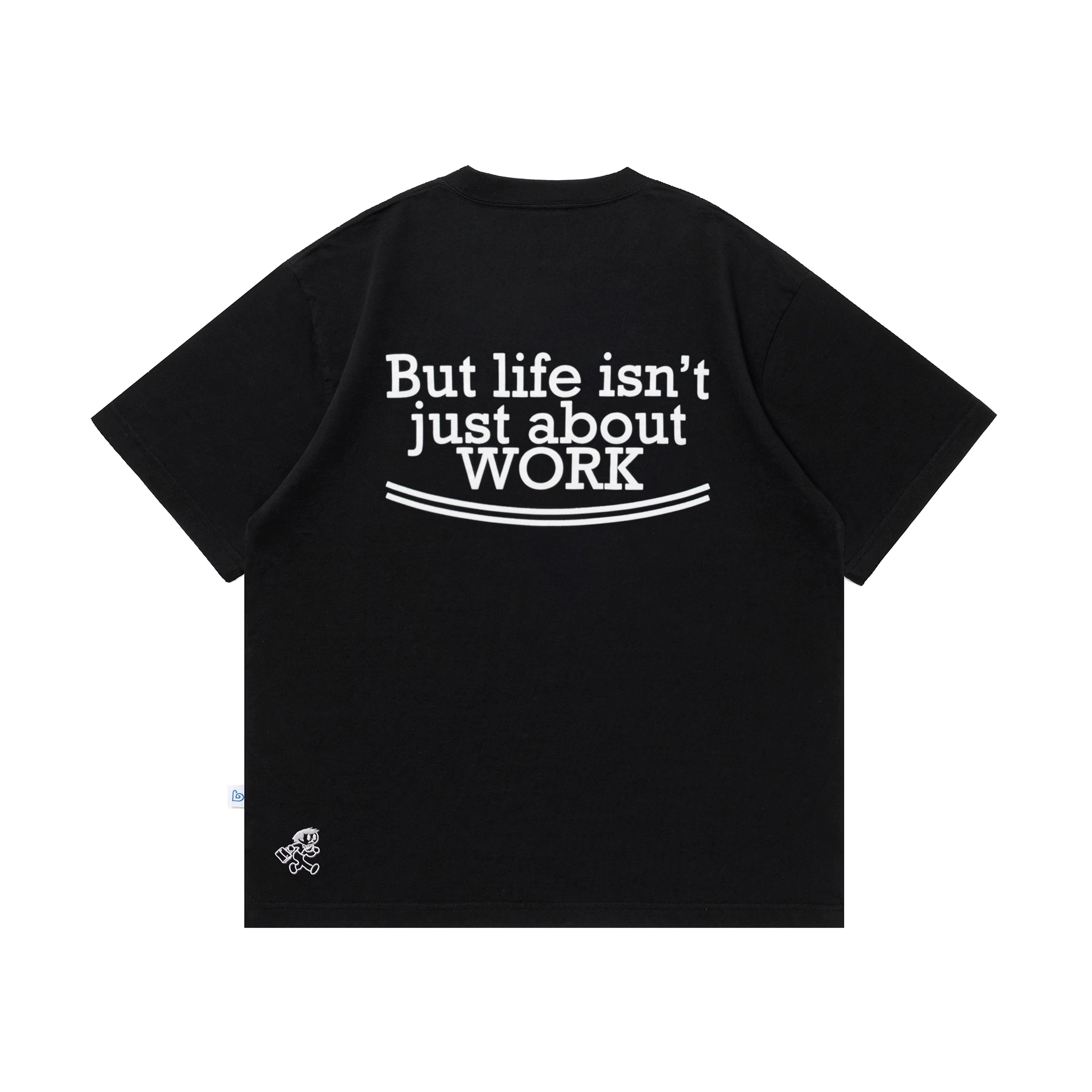 BENT IDEA Letter Print Casual Breathable Tee