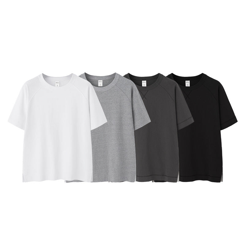 Inflation Retro Shoulder Hem Split Tee