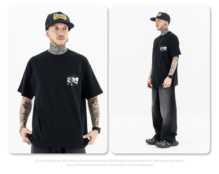 FORGIVNESS Illustration Printing Short Sleeve Tee