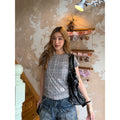 CCYE Lattice Mesh Breathable Front Shoulder Tee