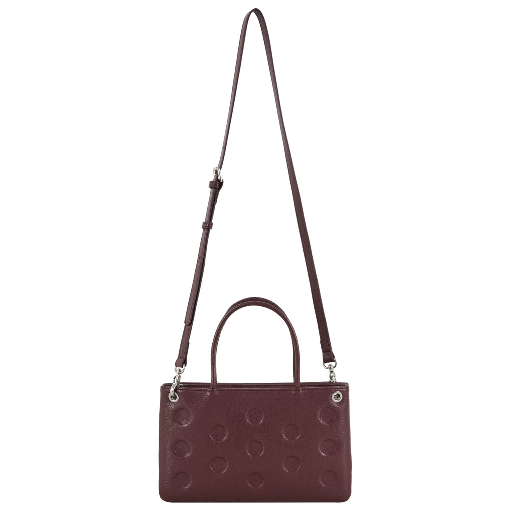 DirtySix Polka Dot Cowhide Casual Tote Bag