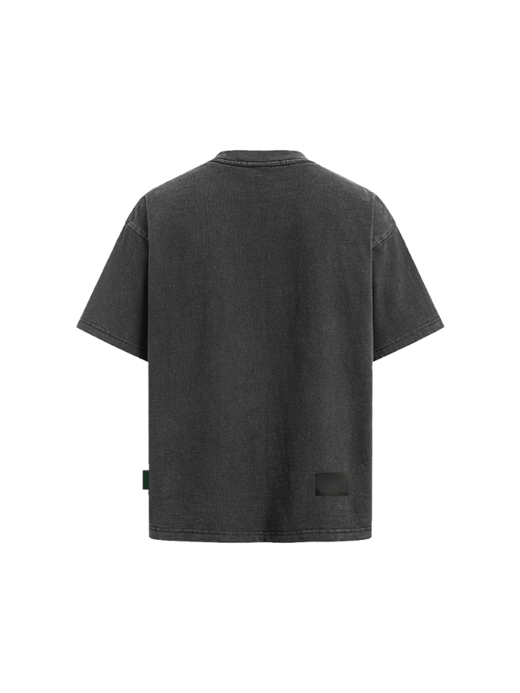 [KONOOT] 25SS (Skull Mickey) washed and old BoxyFit version * 280G ice-feeling short sleeves Tee