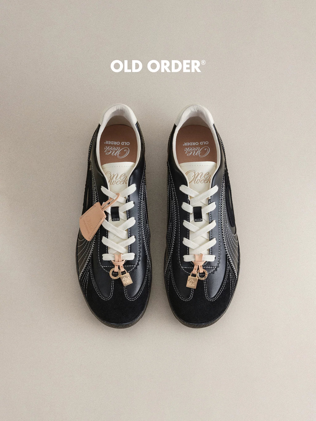 OLD ORDER Leather Retro Training Sneaker