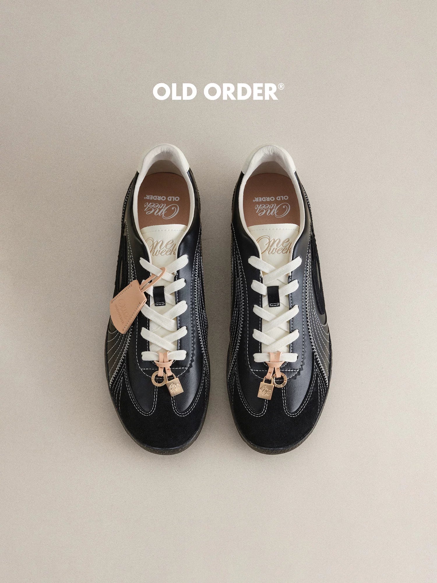 OLD ORDER Leather Retro Training Sneaker