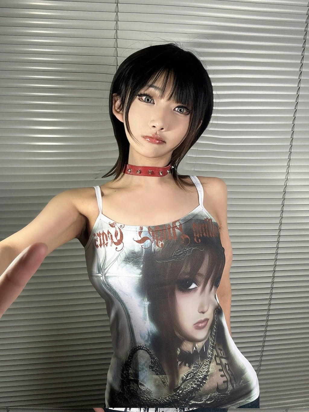 WEBBAR Original "" Angel Y3k Acid Psytrance Camisole