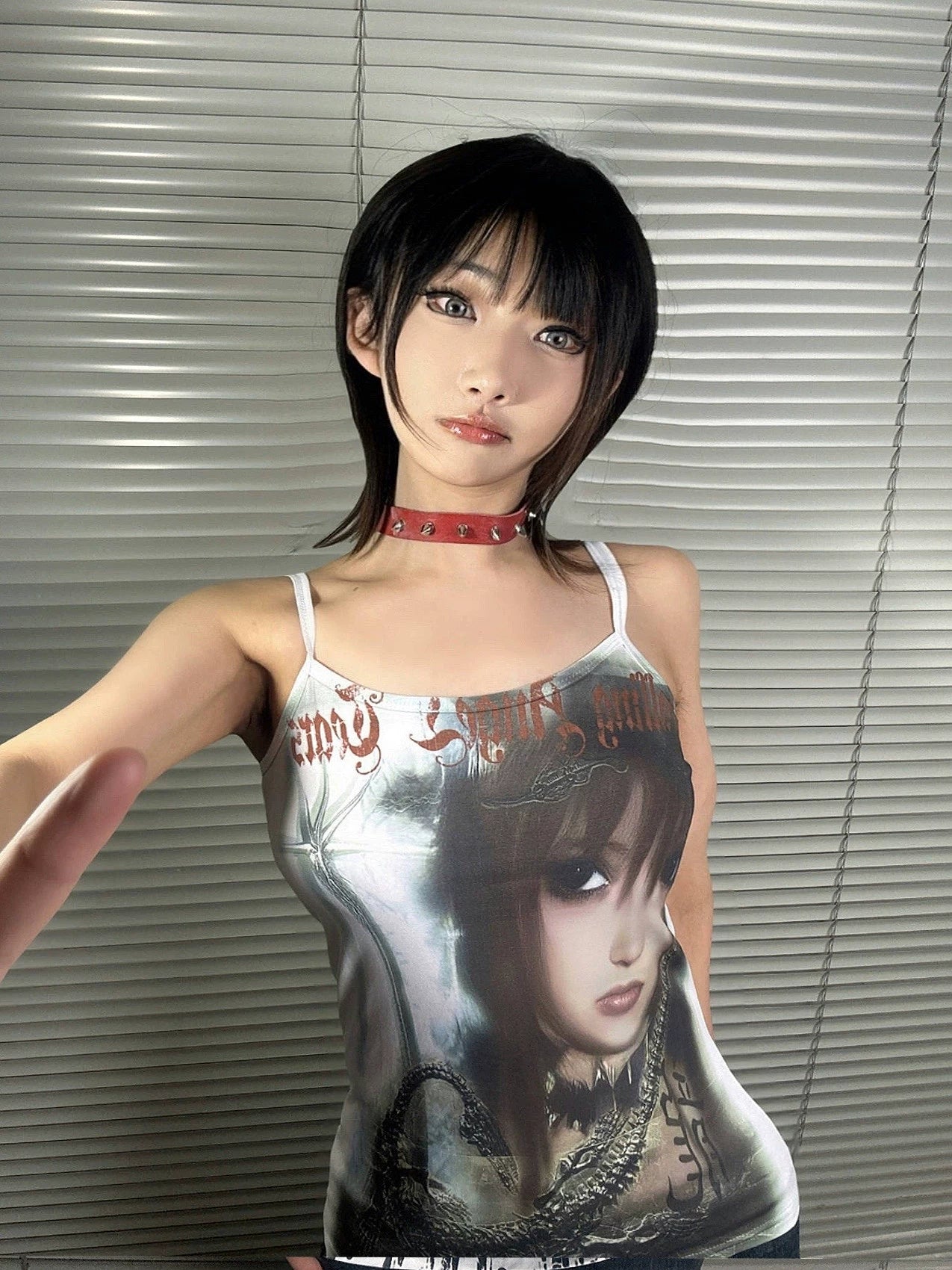 WEBBAR Original "" Angel Y3k Acid Psytrance Camisole