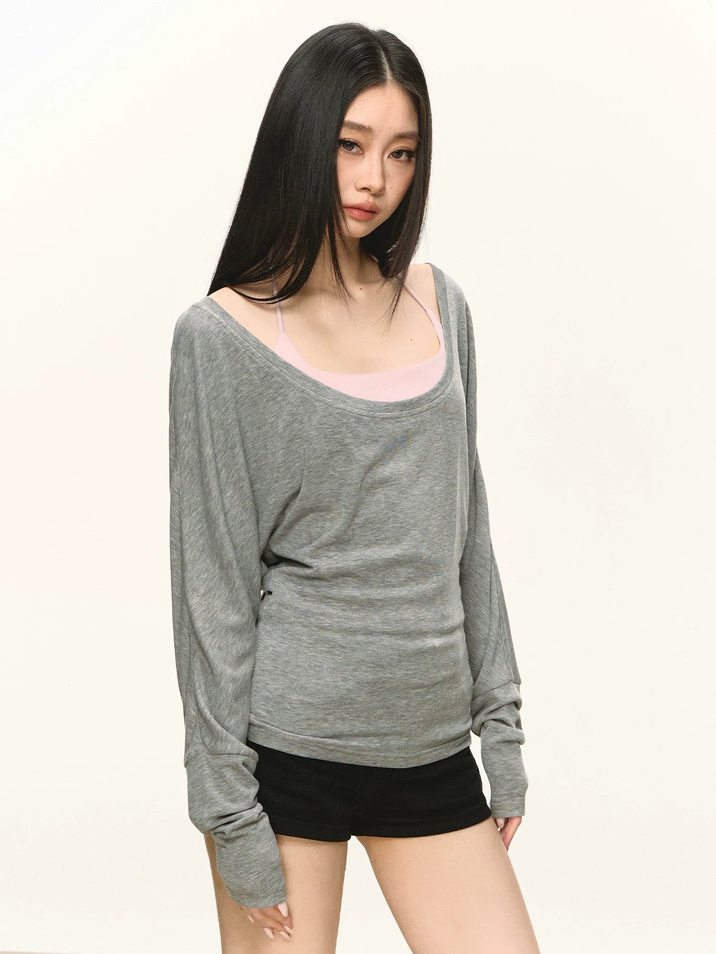 Anna Aneae Tencel Wool Loose Long Sleeves