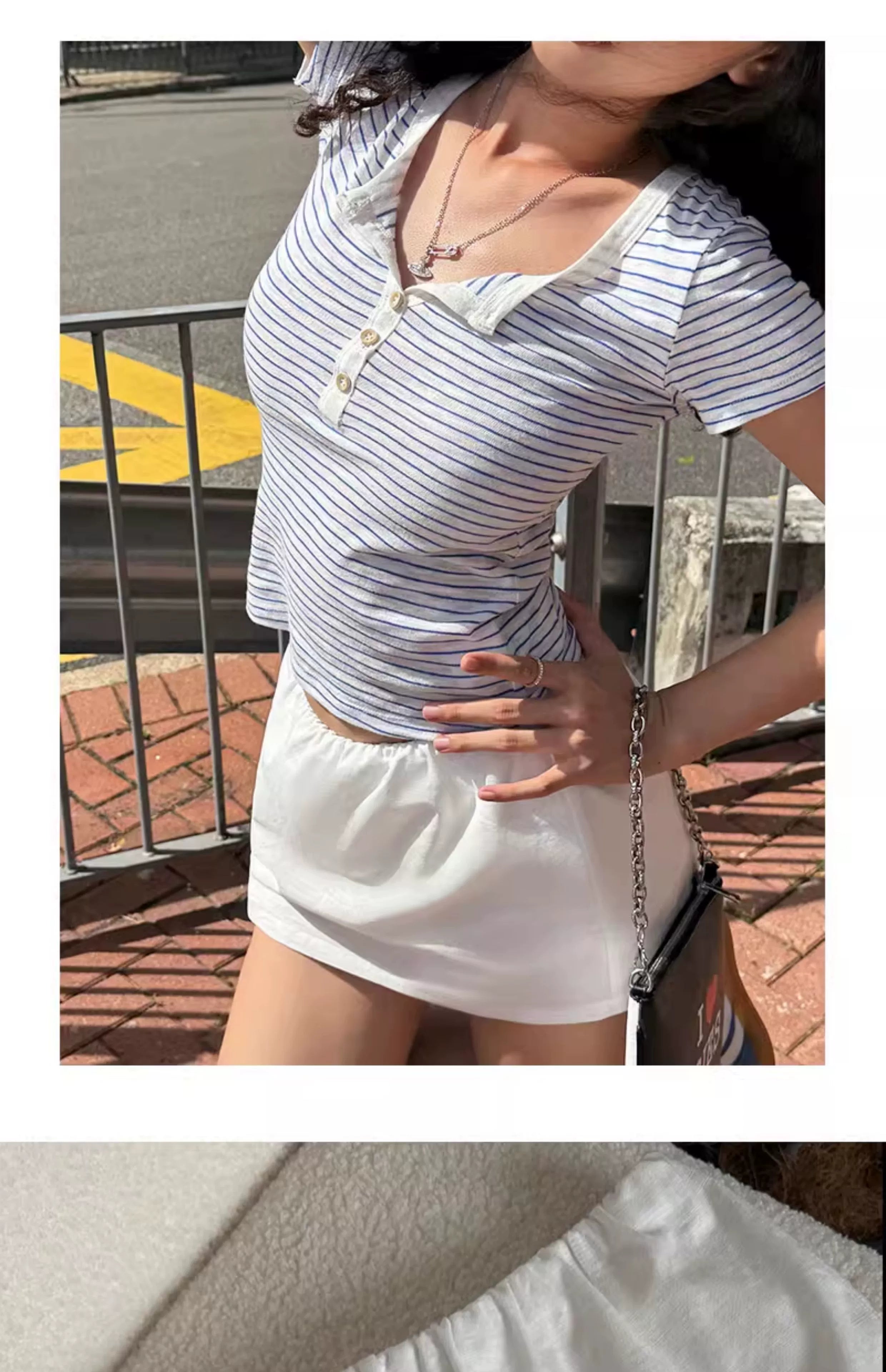 Audwyn Slim Striped Tee