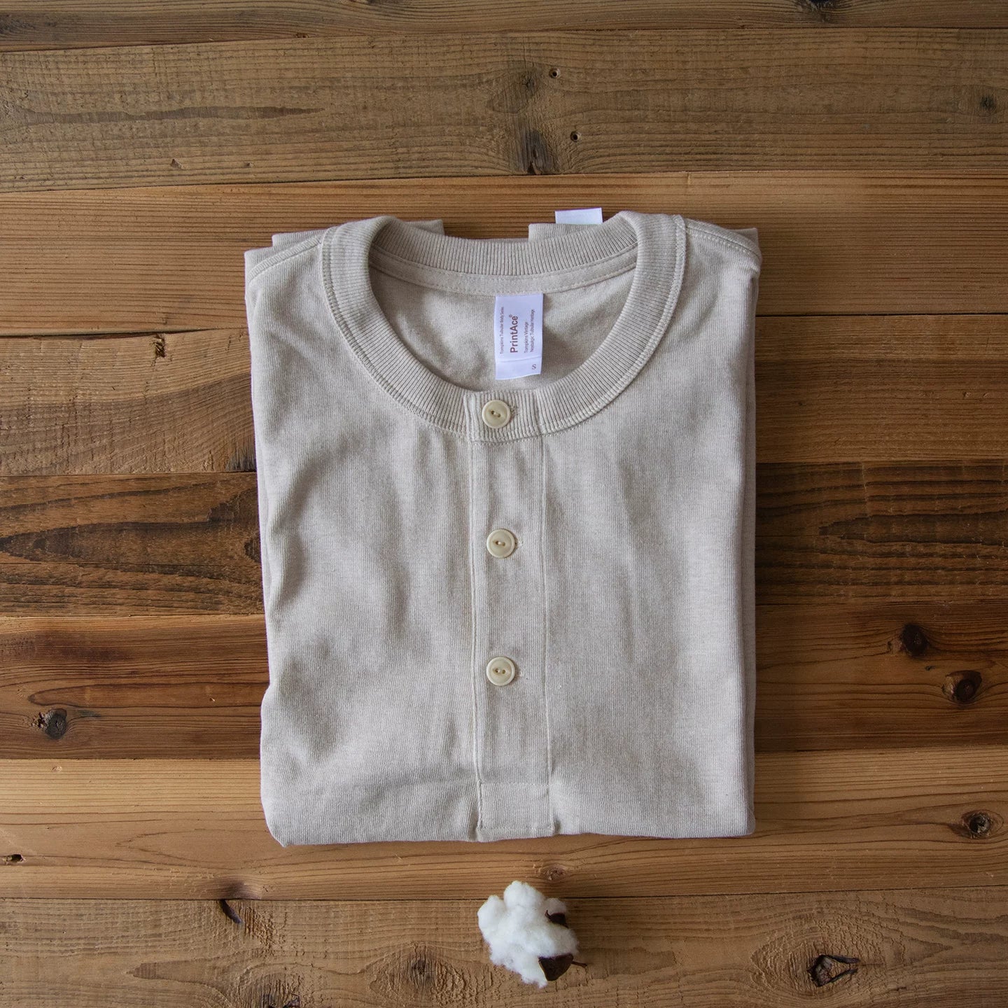 Akkad Kuti Vintage Henry Collar Loose Tee