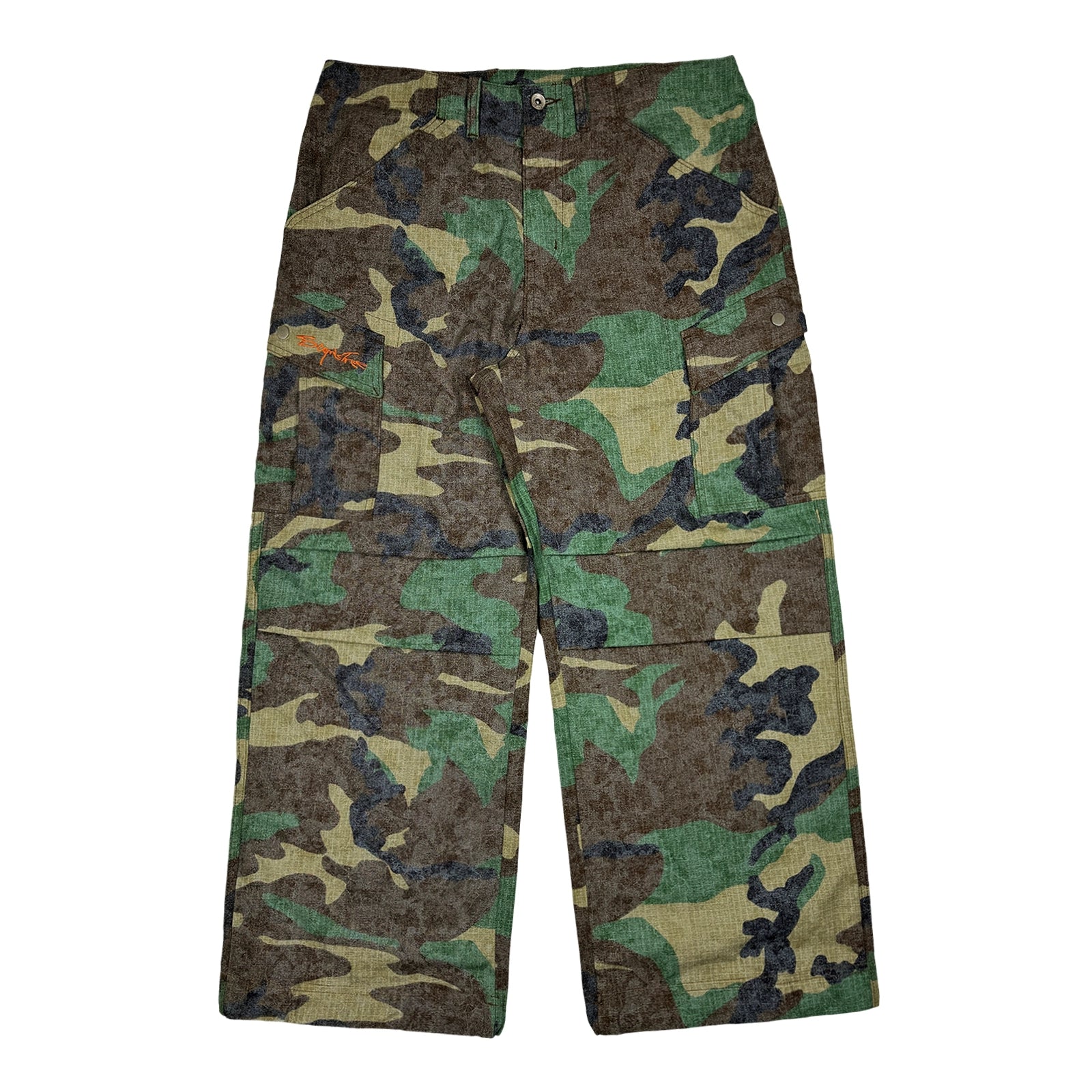 ComicTree Vintage Camo Casual Straight Pants