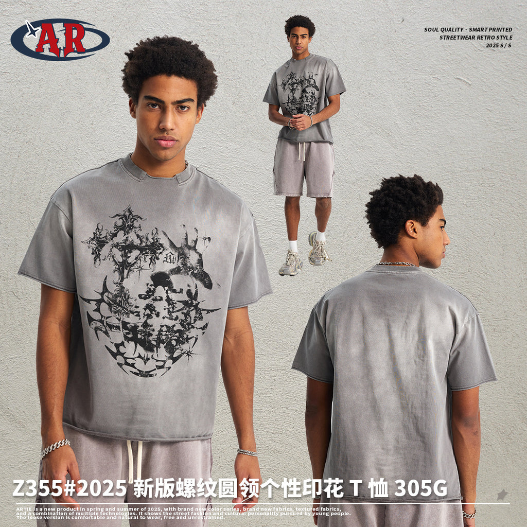 ARTIE Cotton Street Print Tee