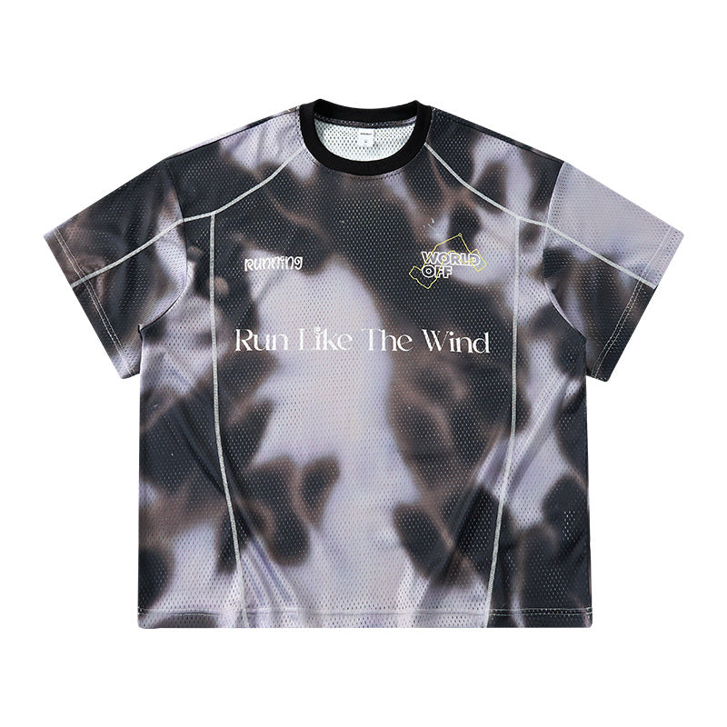 Inflation Breathable Printing Casual Tee