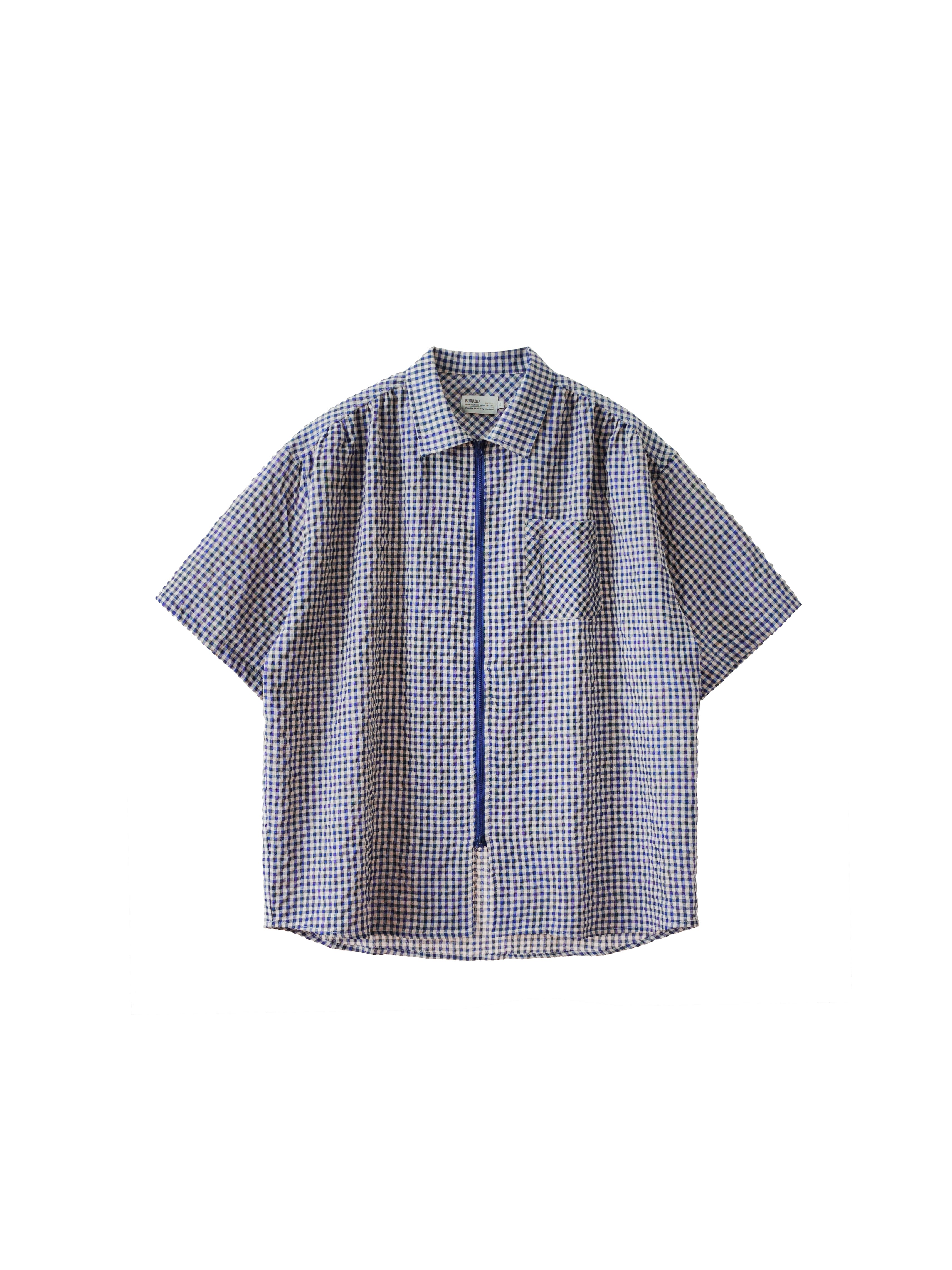 BUTTBILL Linen pleated loose Japanese Cotton Shirt