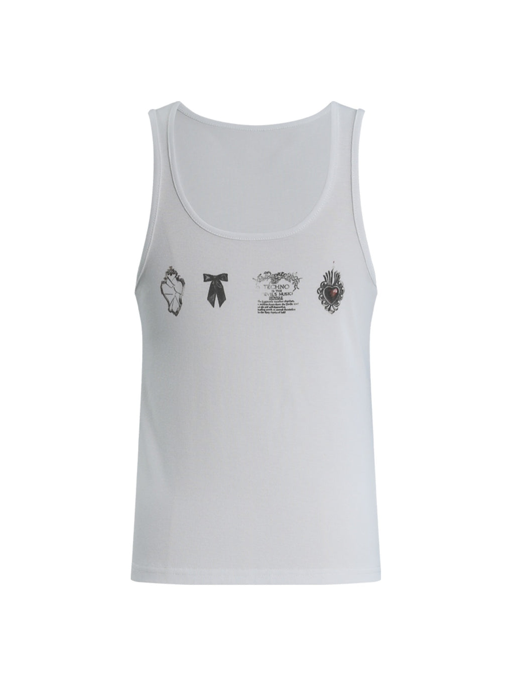 FUNKYFUN Pendant Element Print Vest