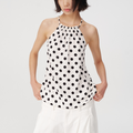JCAESAR Polka Dot Sling Vest