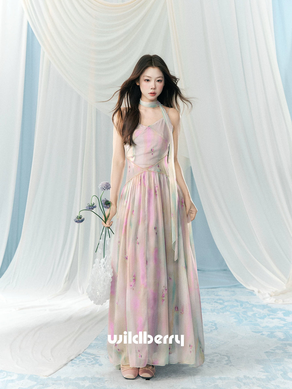 Wildberry Waist Suspender Dress