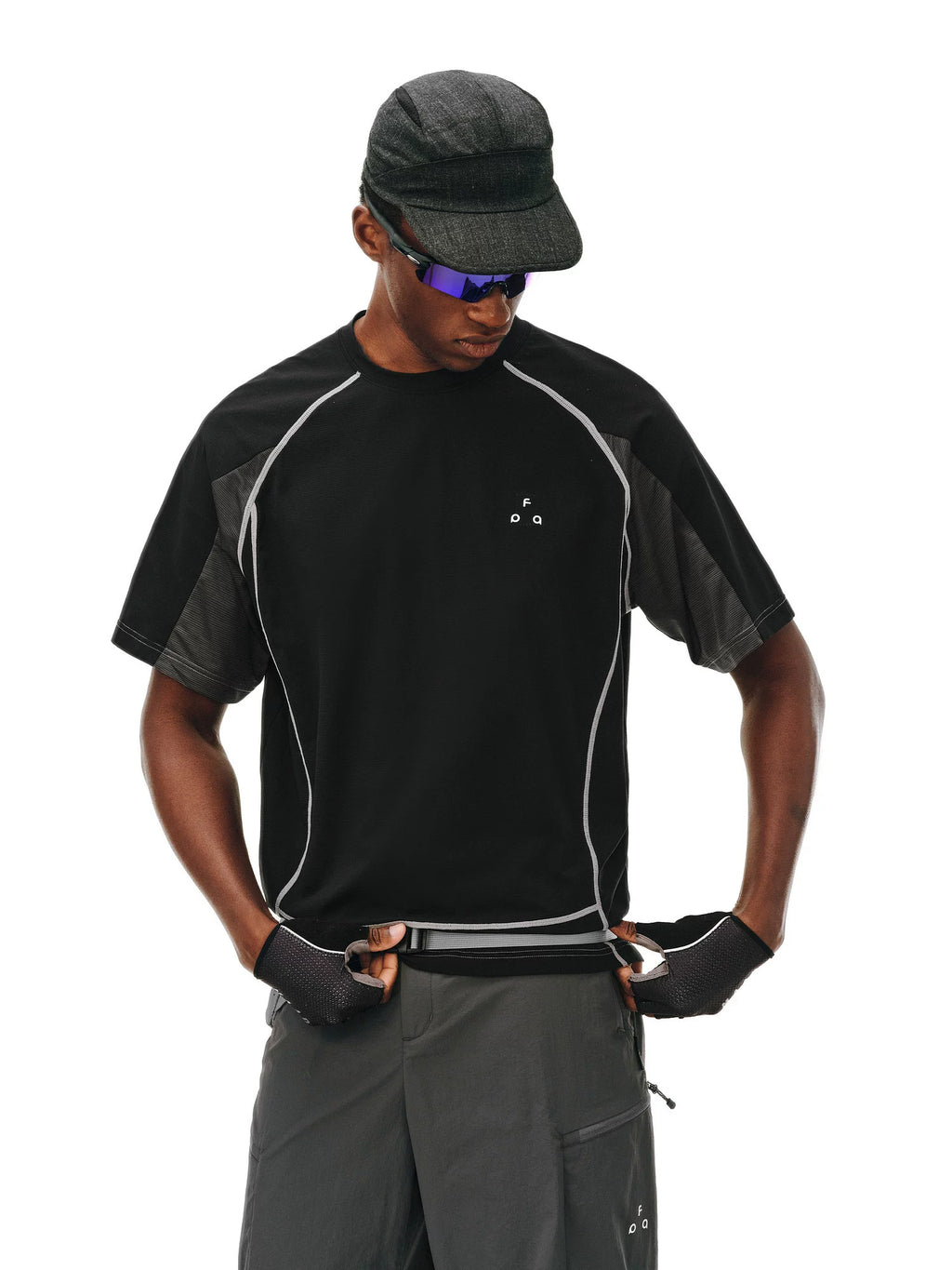 FPA Contrasting Splicing Quick Drying Casual Tee