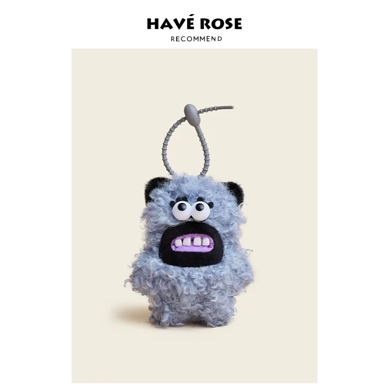 HAVEROSE Missing Teeth Plush Decorative Pendant