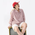 OWOX Classic Pinstriped Thin Casual Loose Shirt
