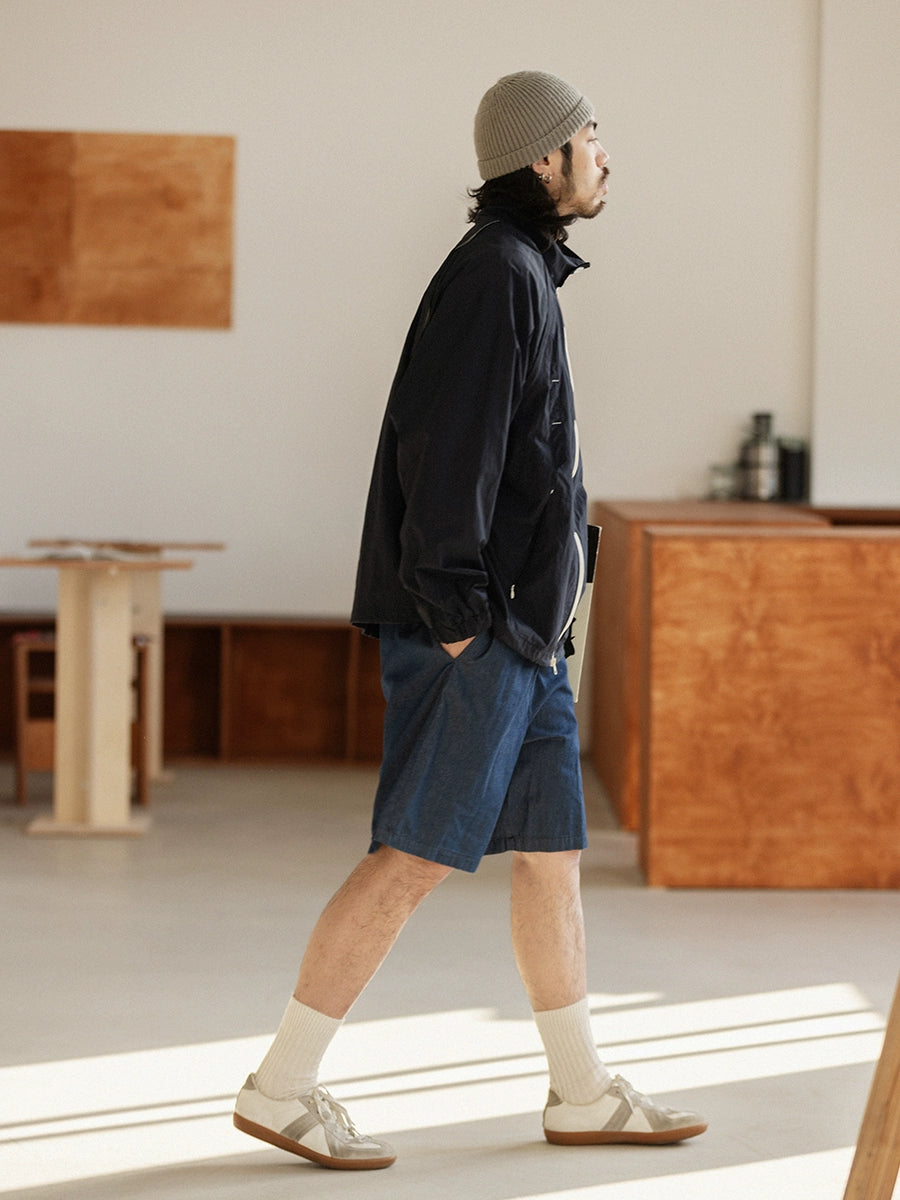 NOEARS Japanese Retro Loose Stand-up Jacket