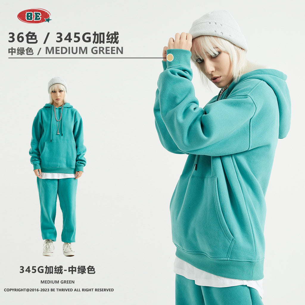 *BEST SELLING* BE 345g Loose Fit fleece hoodie (17-32)