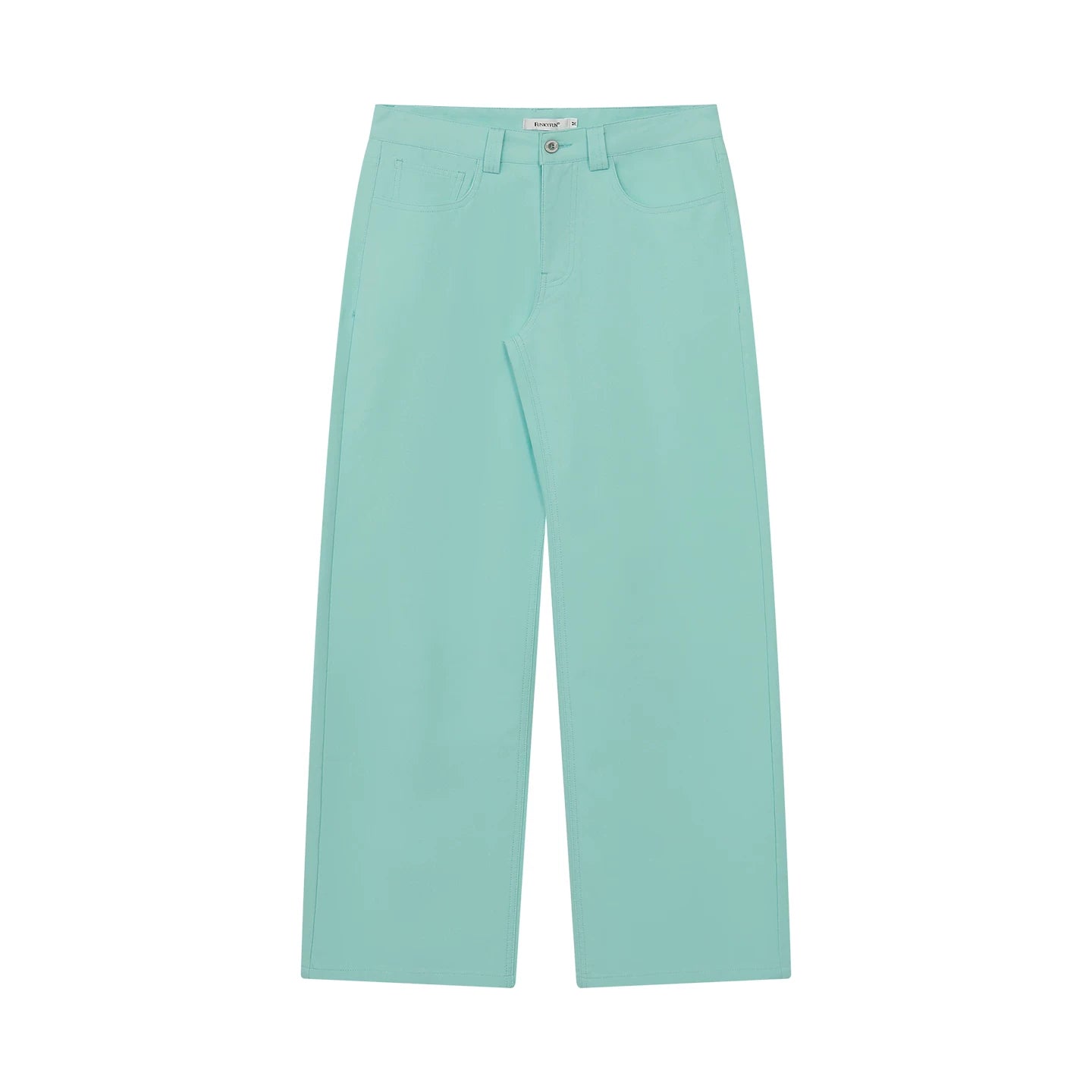 FUNKYFUN Dark Horse Print Mid-low Rise Straight-leg Slacks