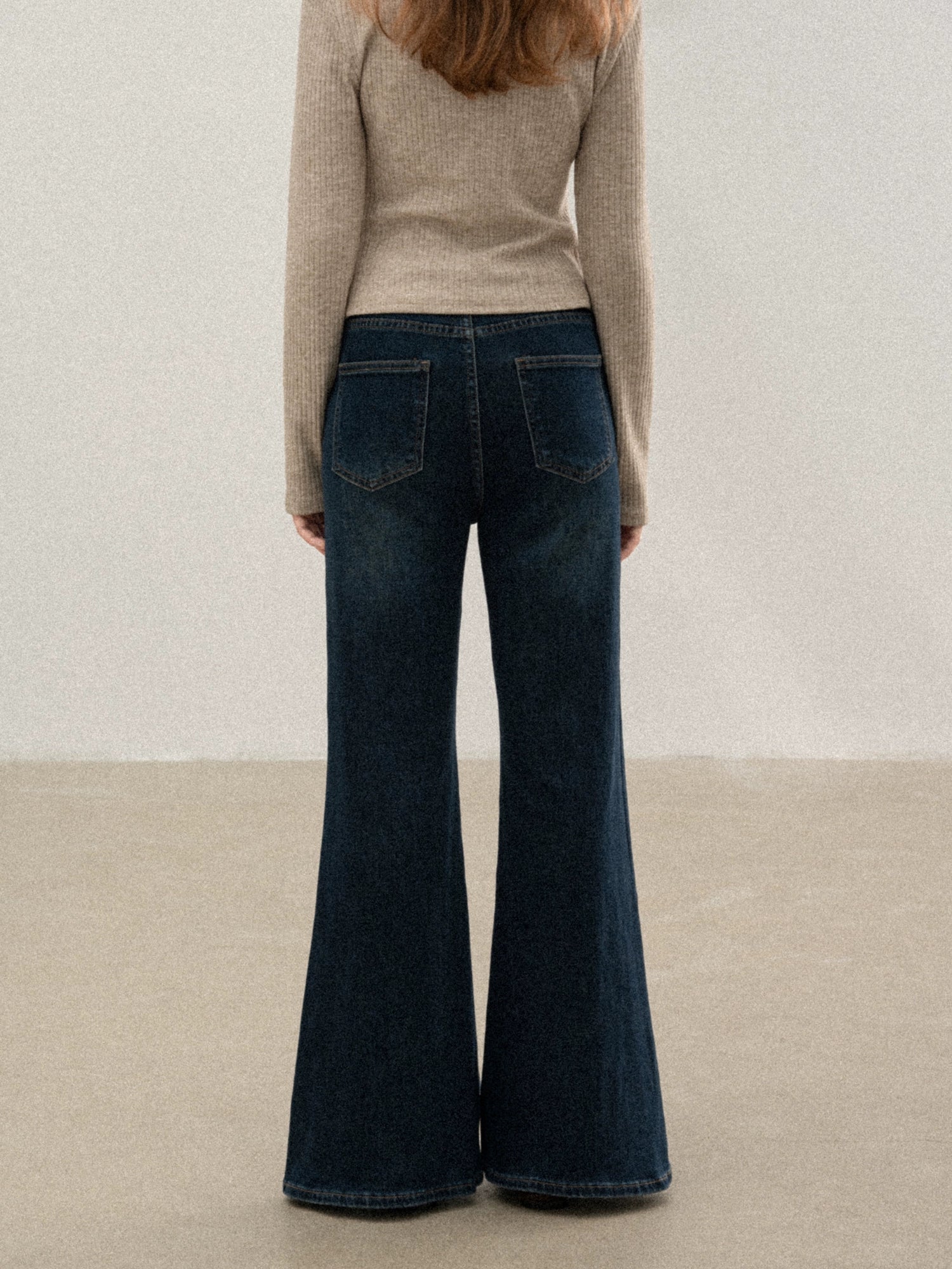 Cantonstory Vintage Belt Pull Jeans