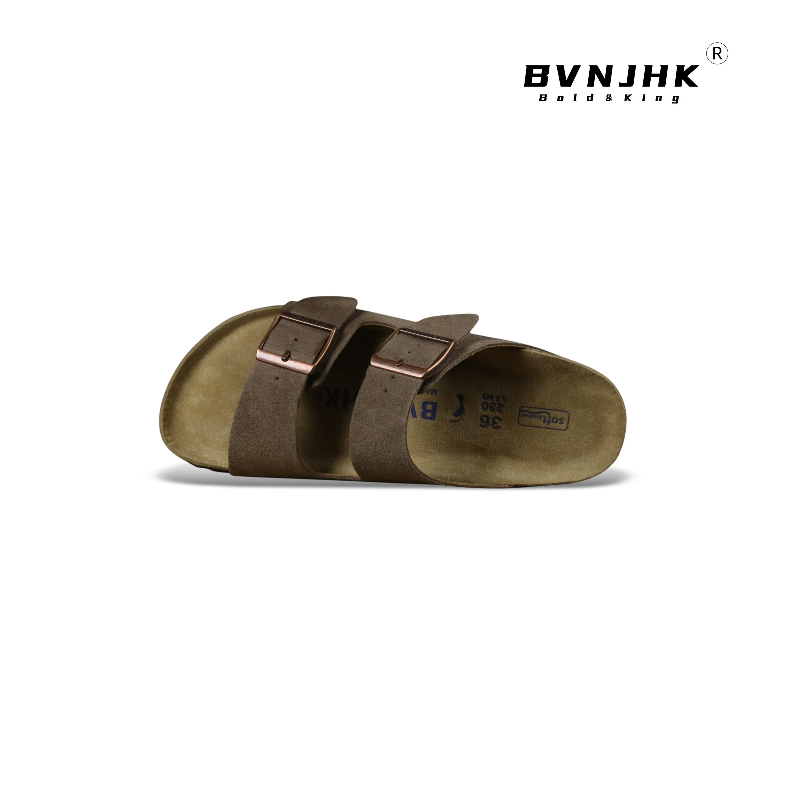 OQ X BVNJHK Double Buckle Thick Bottom Sandals
