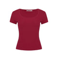 Wildberry U-neck Casual Slim and Thin Tee