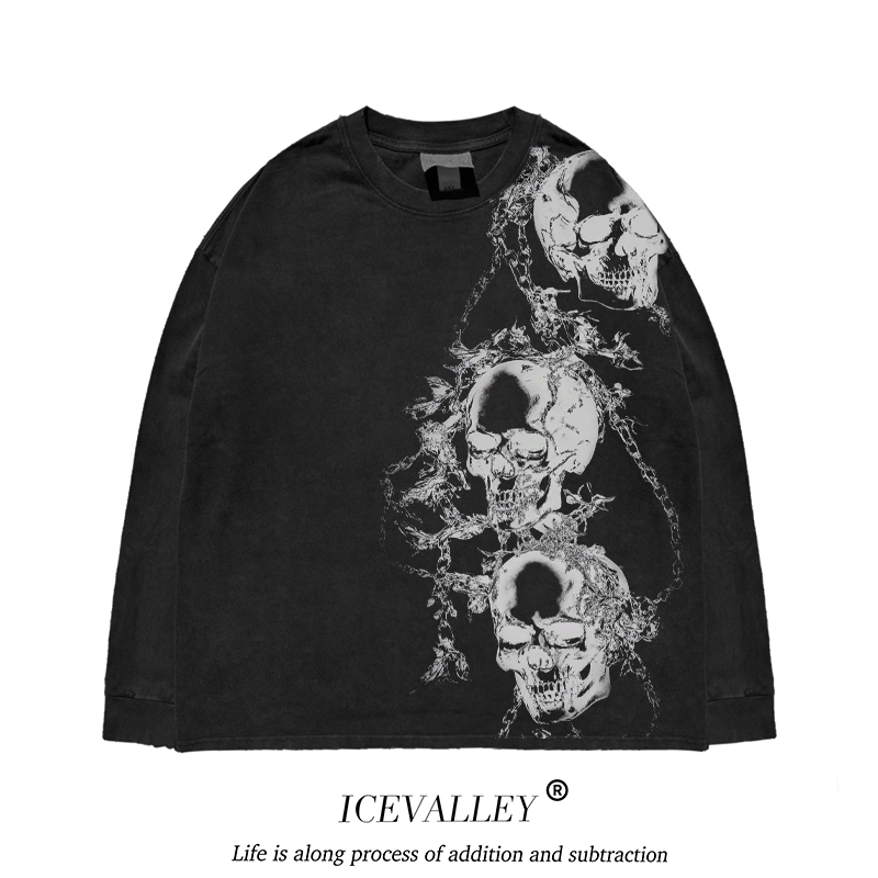 MELANIN Dark Skull Niche Long Sleeve