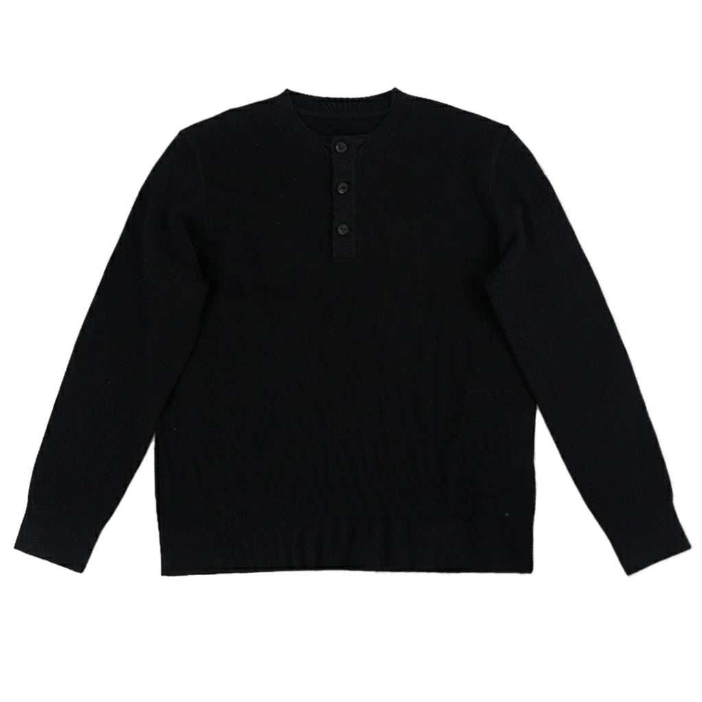 PERDU Henry Neck Casual Knitted Sweater