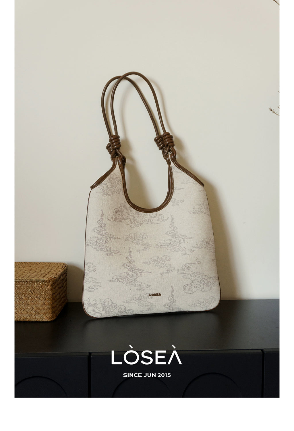 LOSEA New Chinese Large Capacity Tote Bag