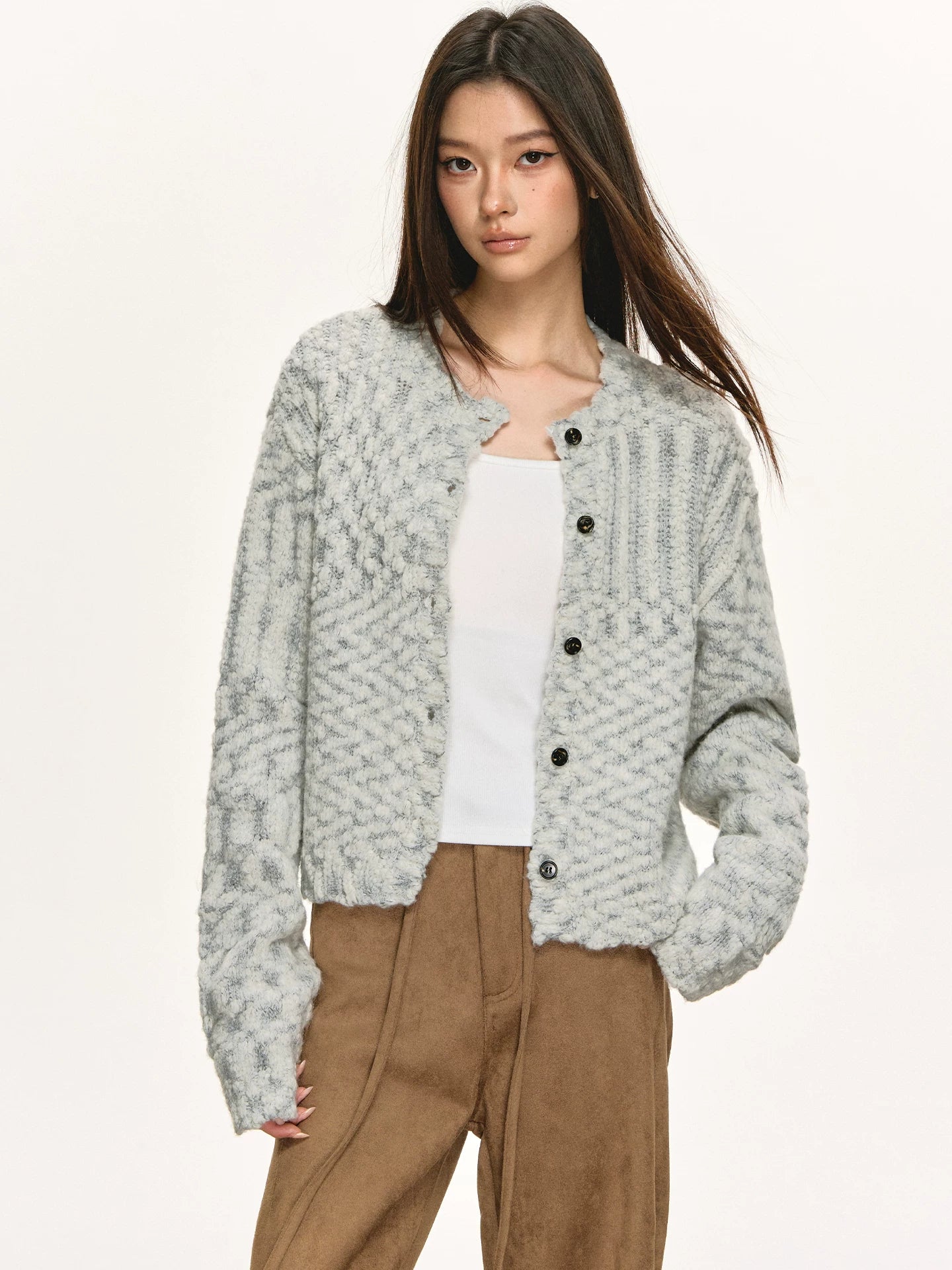 Anna Aneae Loose Temperament Warm Knitted Sweater