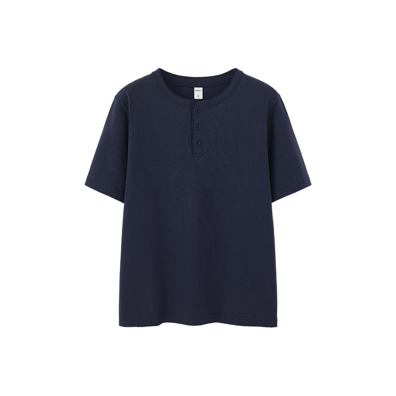 Inflation Heavyweight 250g Cotton Henley Tee