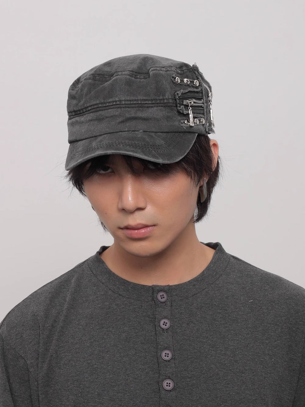 WORLDWIDE Niche Street Y2k Flat Top Retro Cap