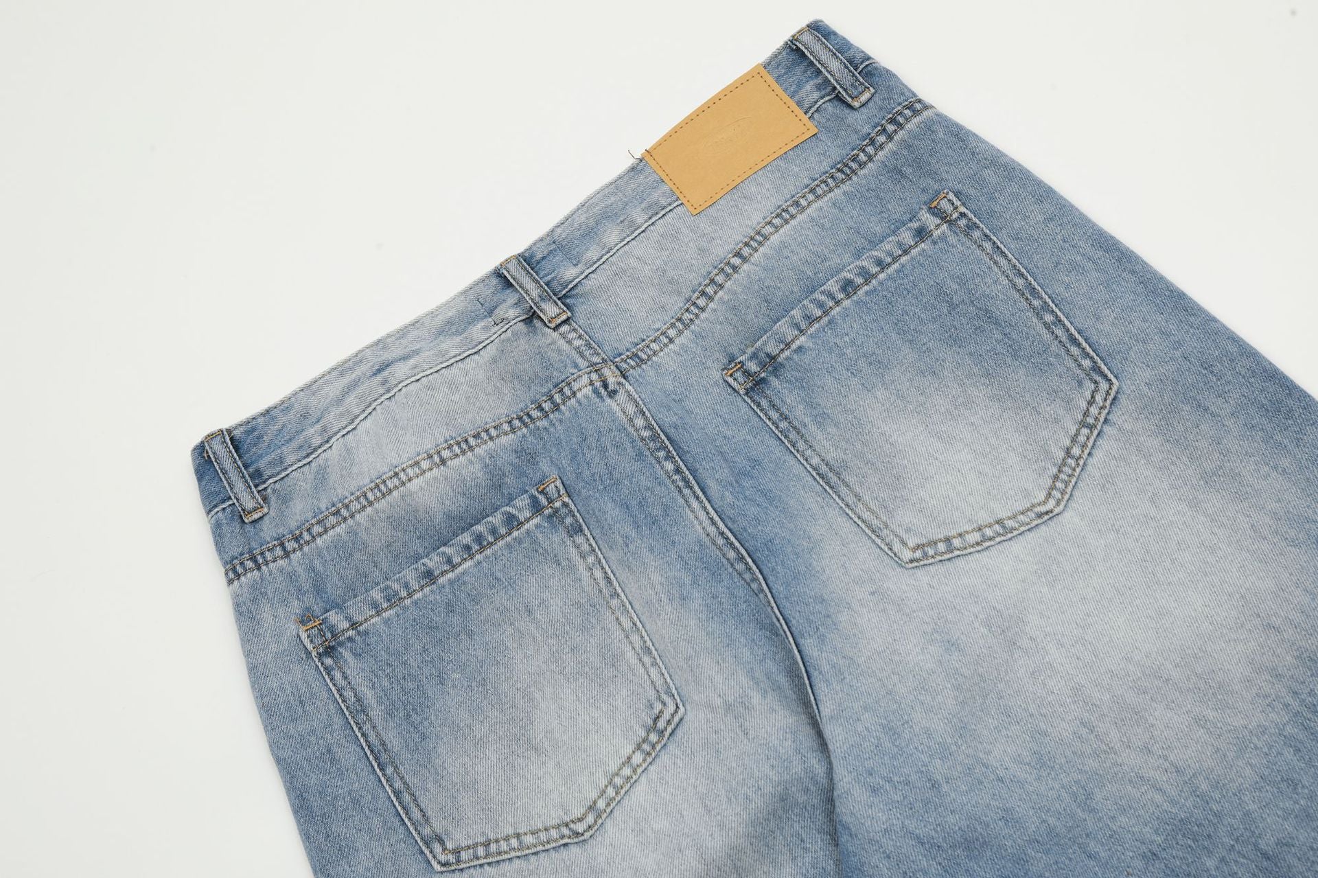 11KN Retro Straight Premium Wide Leg Jeans