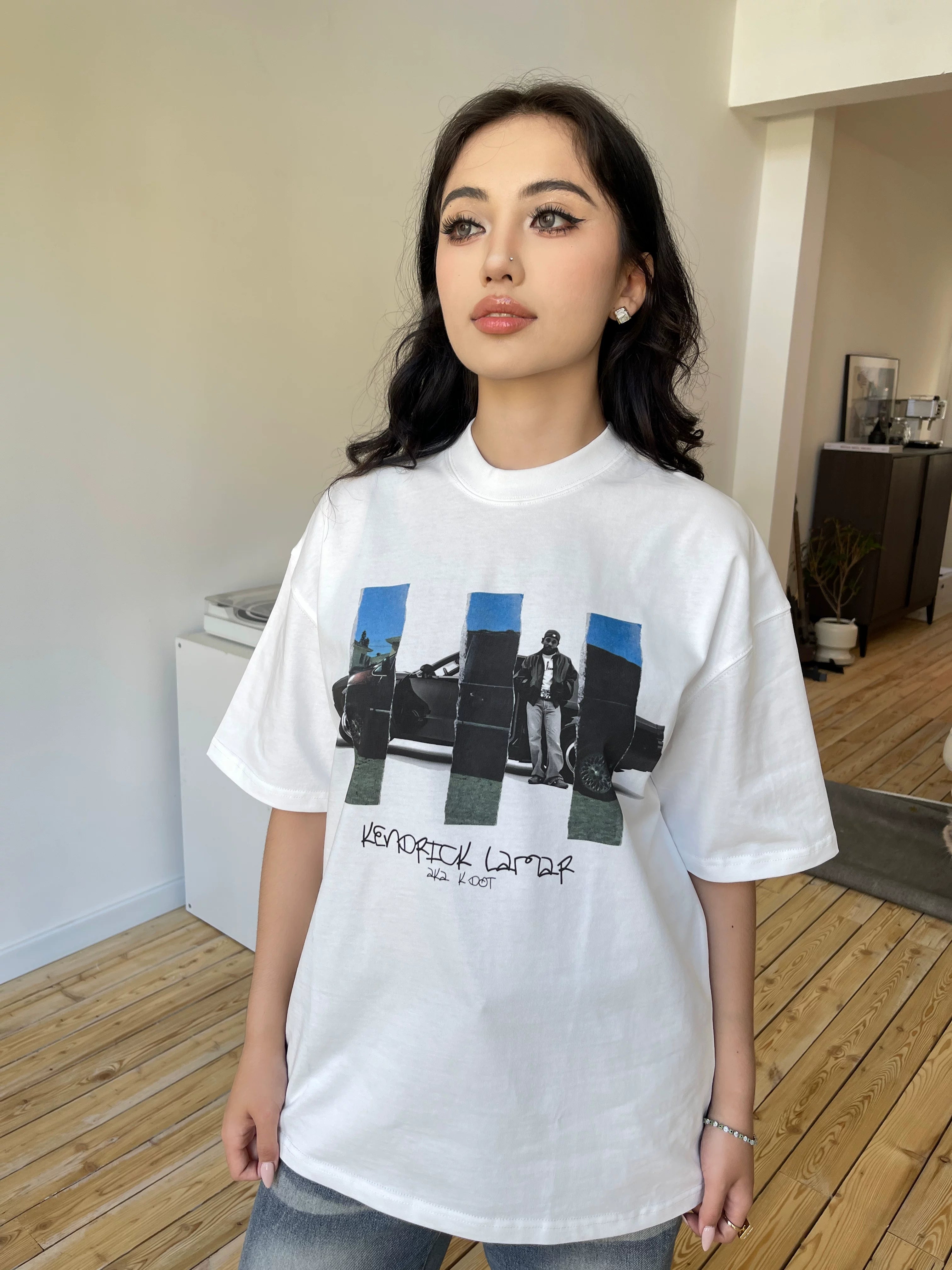 DKNT Graffiti Loose Casual Tee