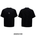 ArguECulturE Pleated Rivet Front Shoulder Tee