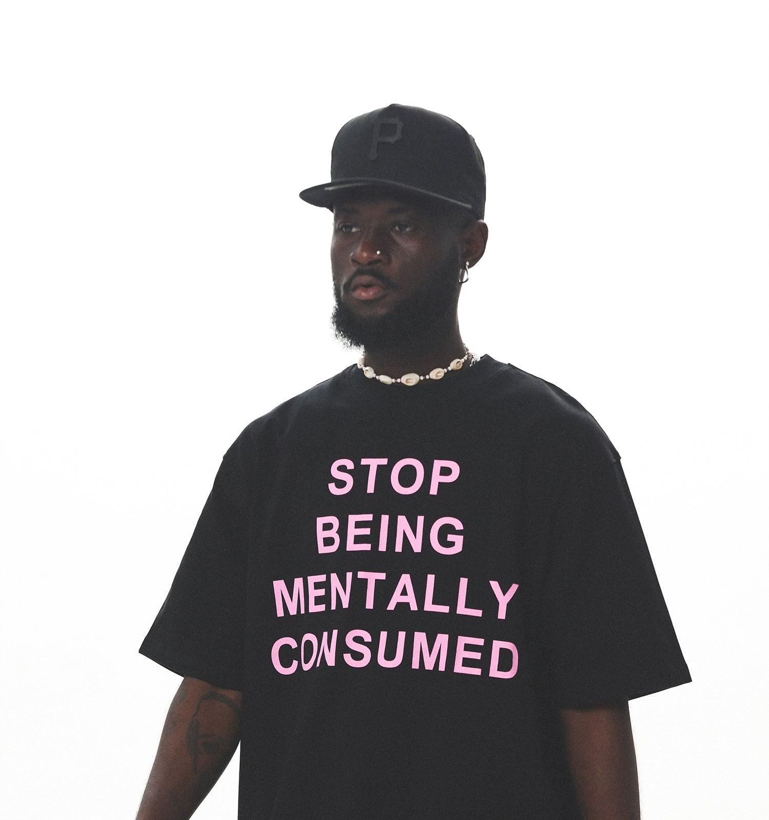 UNTILWERICH Heavy Street Letter Print Tee