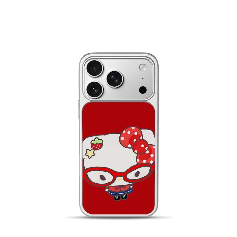 Pbcase Glasses Cat Cat Simple Apple Phone Case