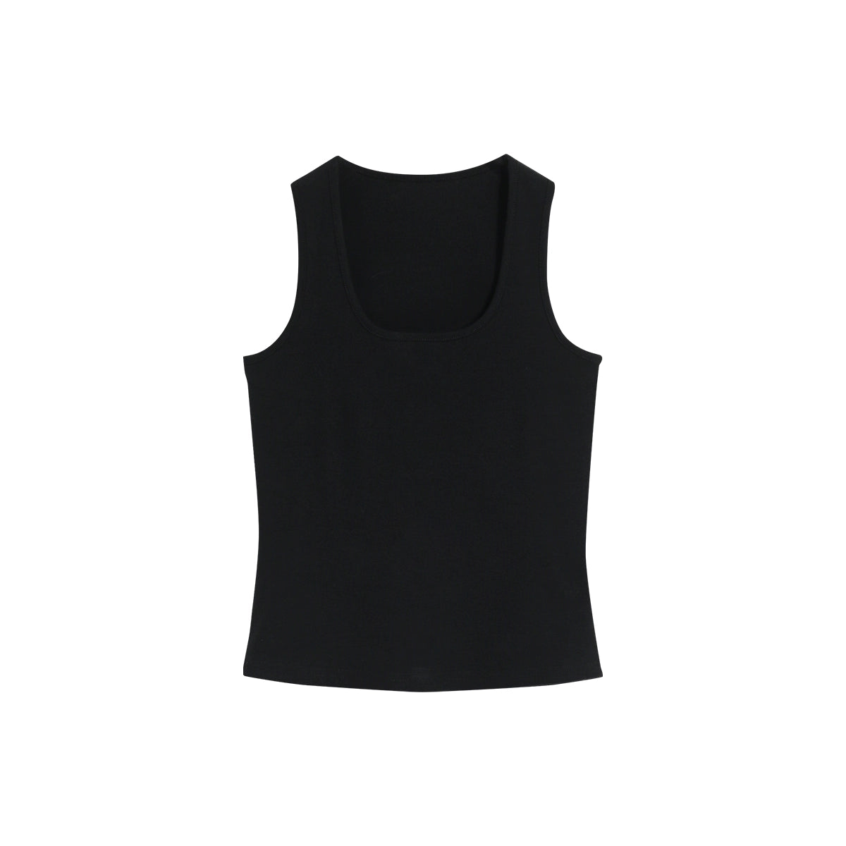 FUNKYFUN Stretch Slim U-neckline Vest
