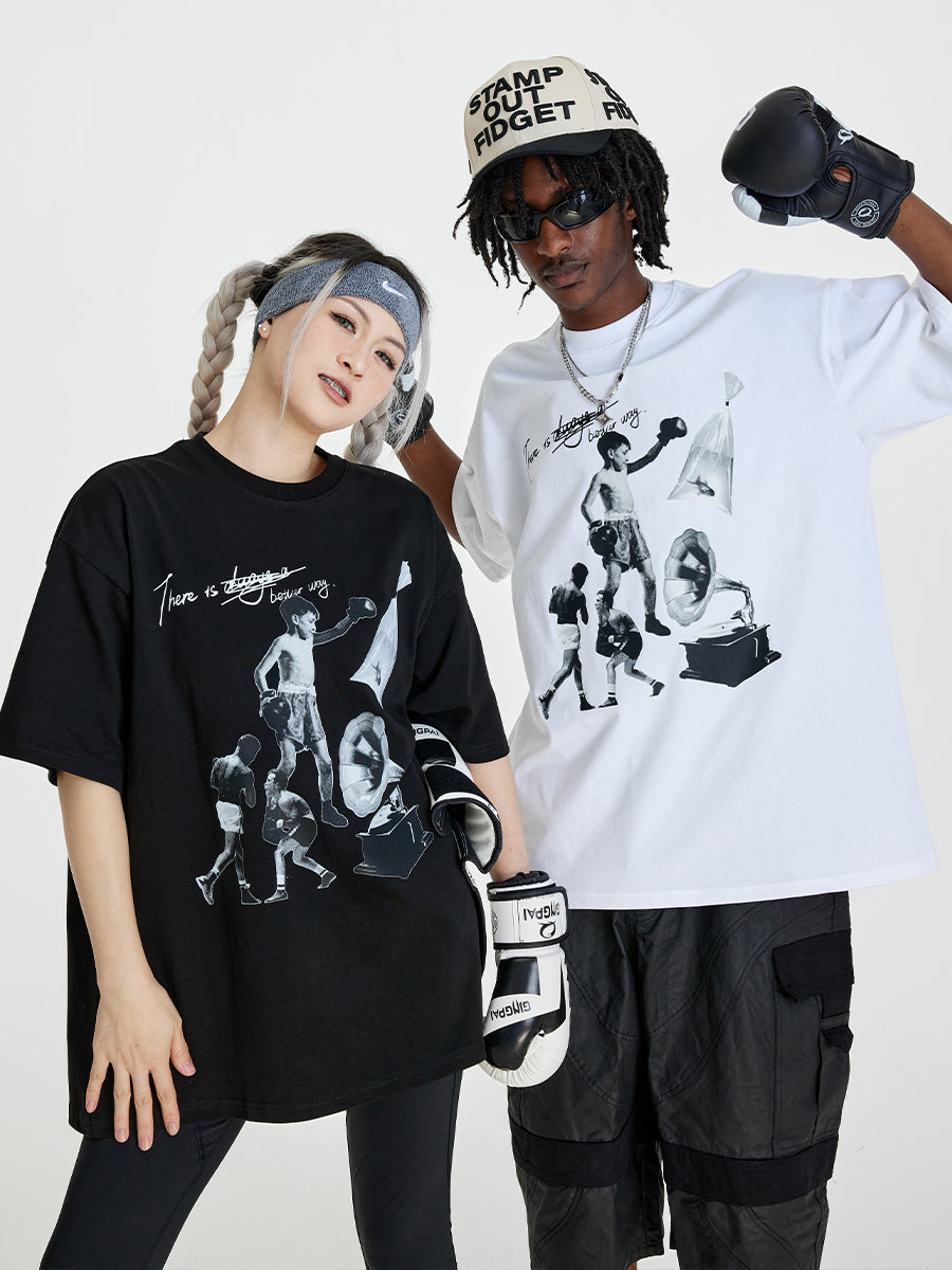 76th Human NMK Boxing Boy Heavy 100% Cotton Tee