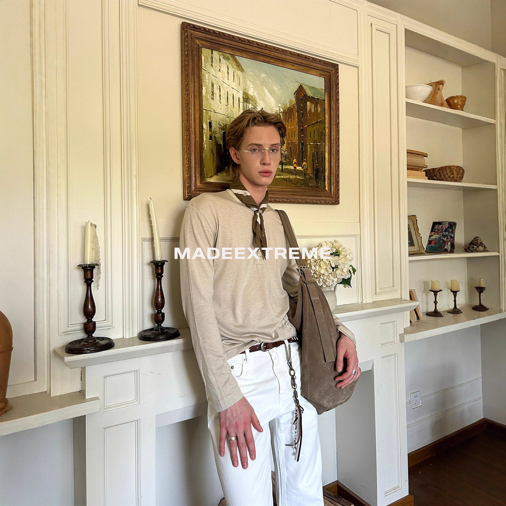 EME Henry Collar Bottom Long Sleeve