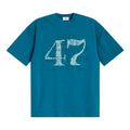 Loopsoon Retro Old Digital Print Crew Neck Tee