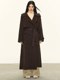 Anna Aneae Double-breasted Medium-length Temperament Coat